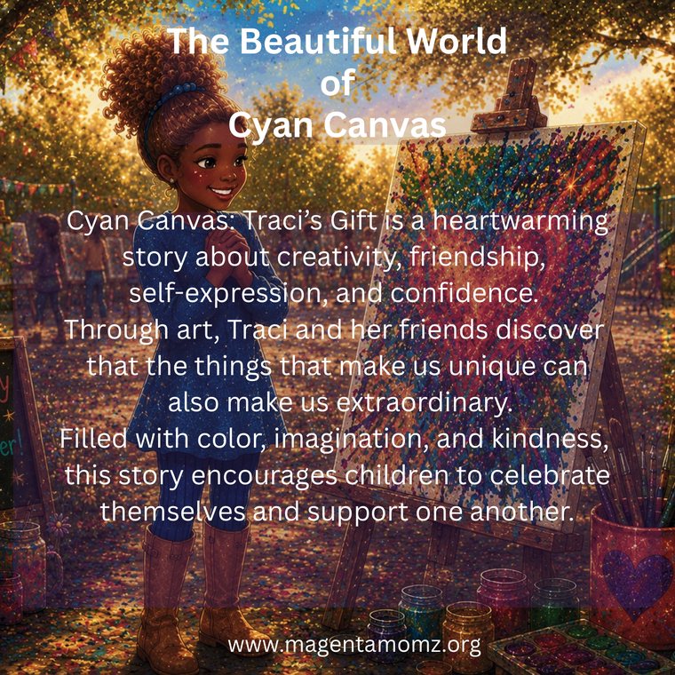 Back cover of Cyan Canvas: Traci's Gift